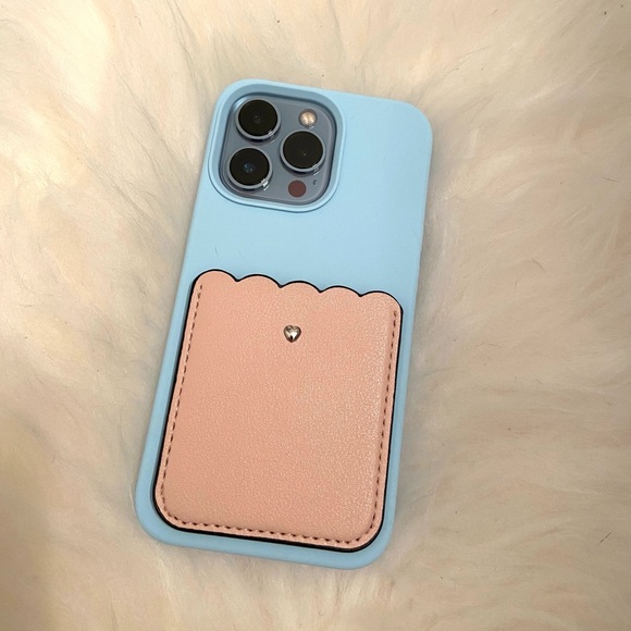 Pink tech pocket for phone case - Picture 2 of 2